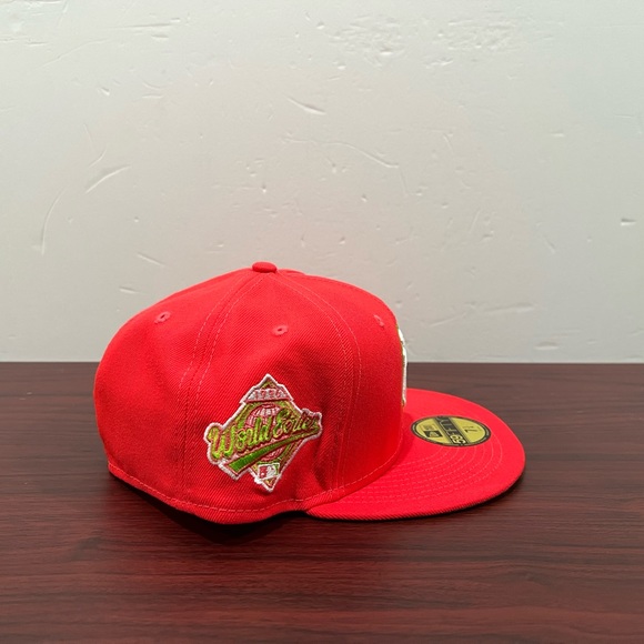 New Era 59Fifty, Fitted Hat, New York Yankees, Pink, Green & White - Picture 4 of 10